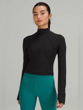 Lululemon Its Rulu Run Cropped Half-Zip
Black ✨